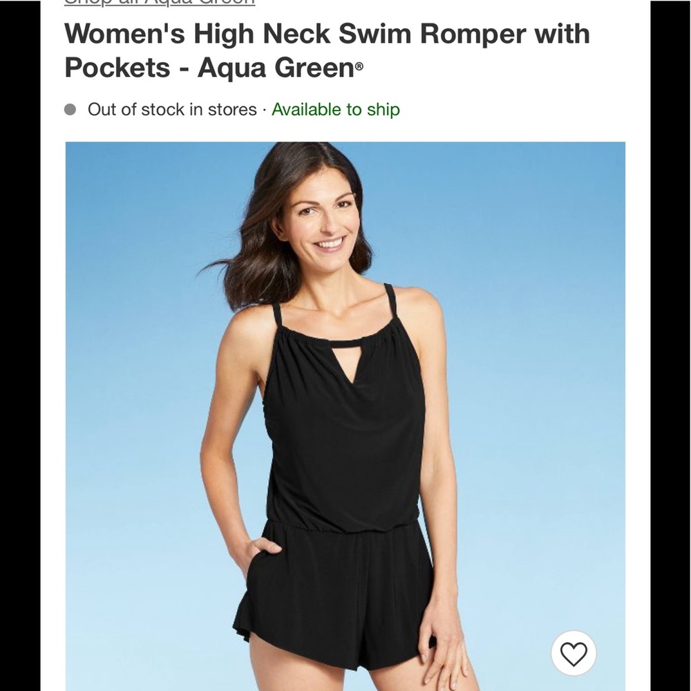 New Swim Romper-Small